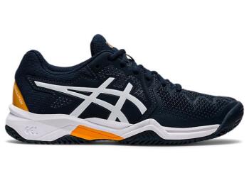 Asics Barn Sneakers GEL-RESOLUTION 8 CLAY GS Blå/Vita